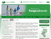 Tablet Screenshot of grupa.avimed.pl